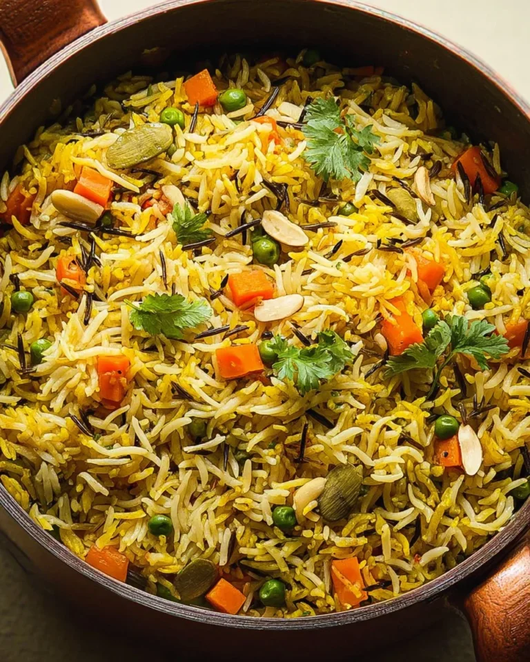 Basmati and Wild Rice Pilaf with Vegetables