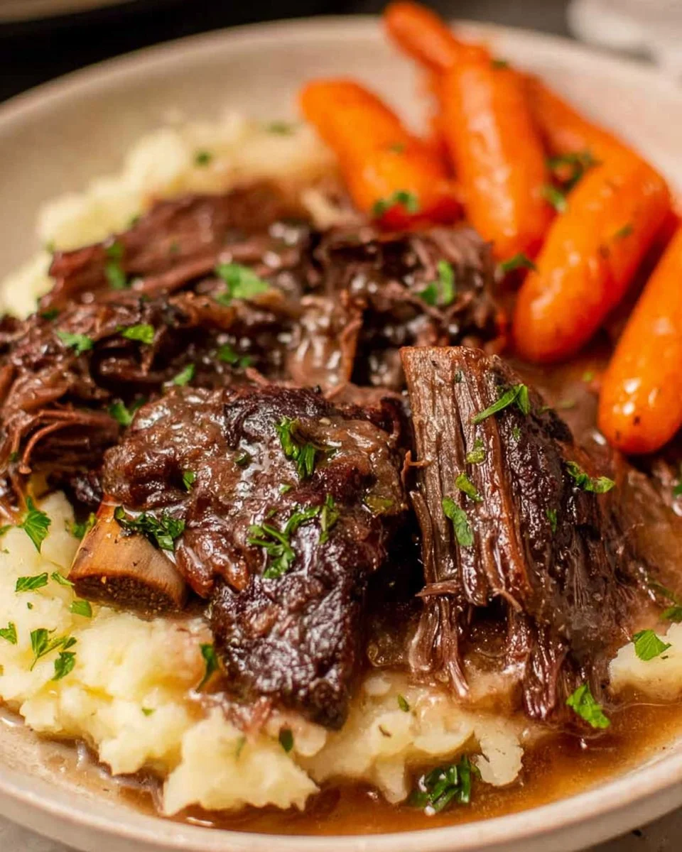 Crockpot Red Wine Short Ribs