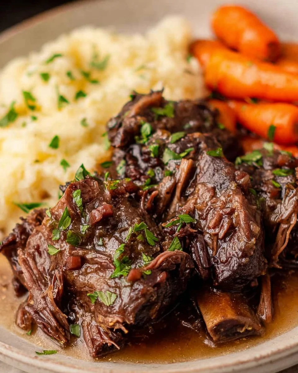 Crockpot Red Wine Short Ribs