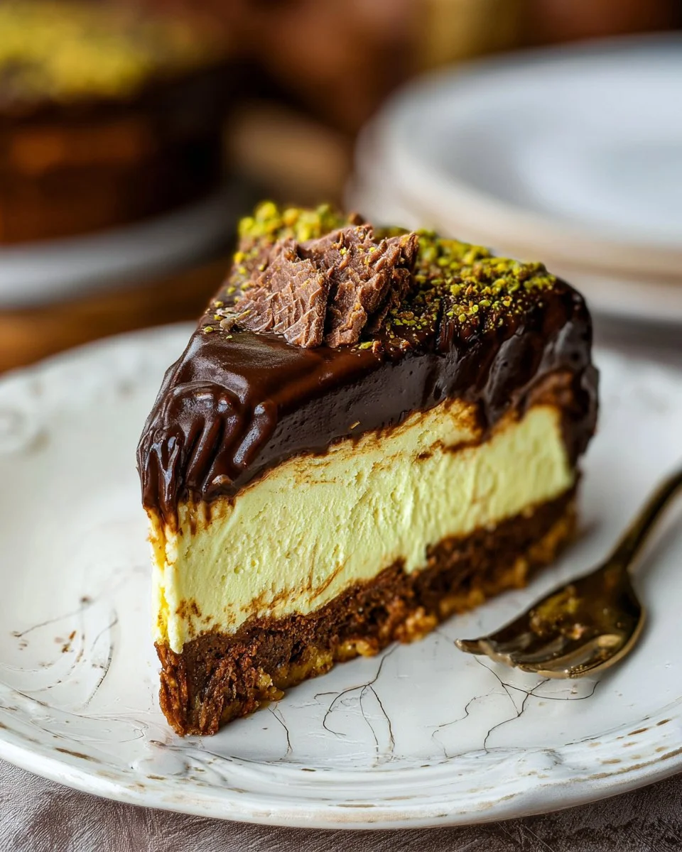 Dubai Chocolate Cheesecake