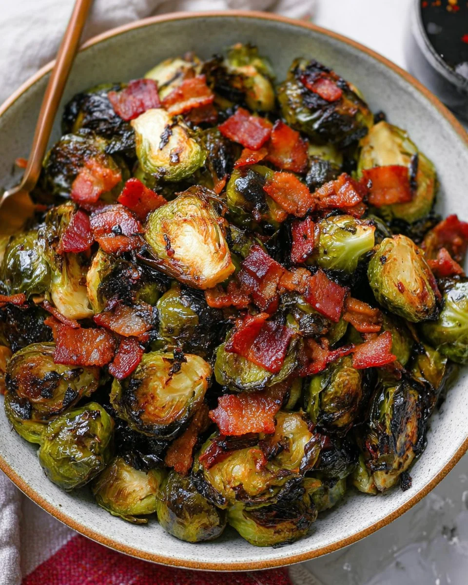 Maple Bacon Brussels Sprouts