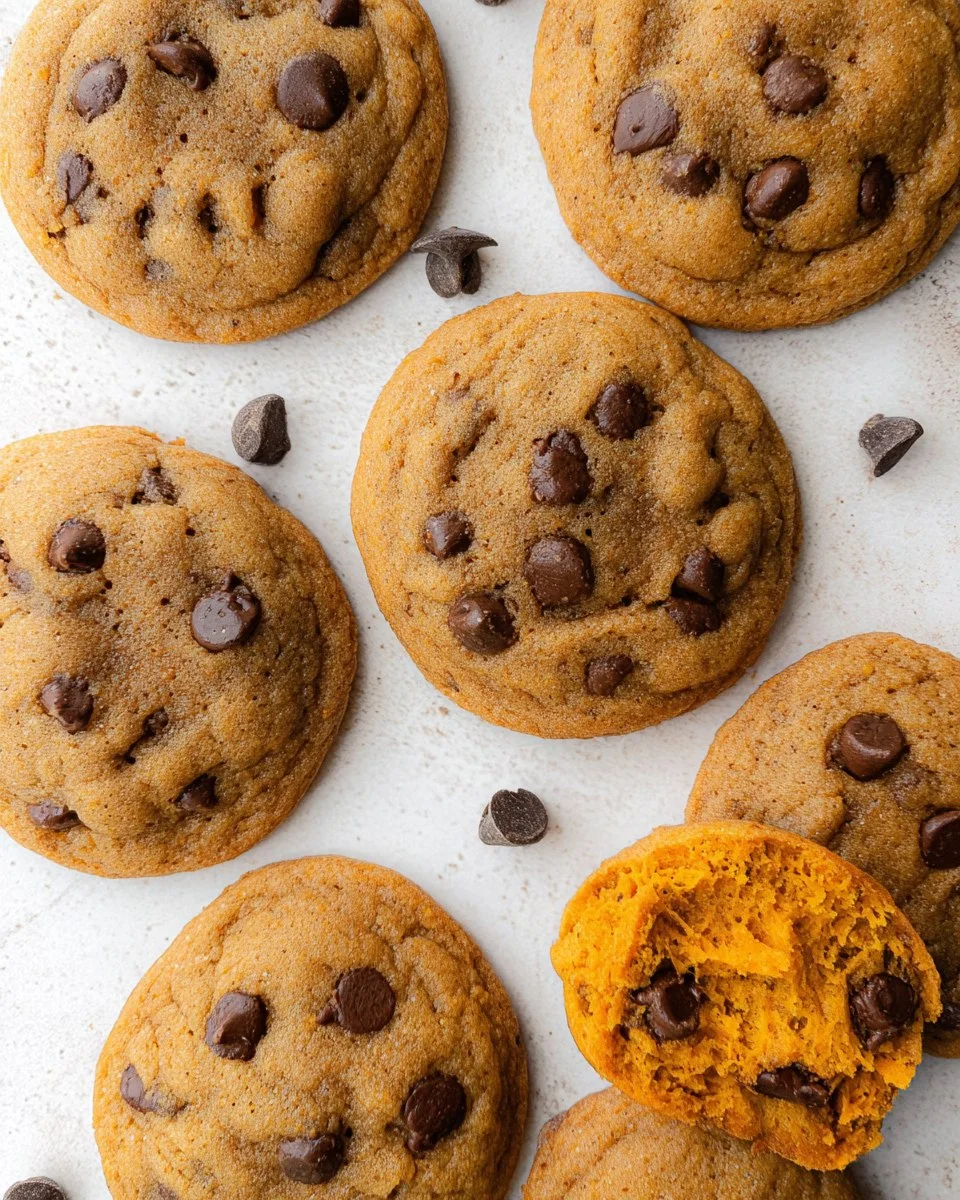 Pumpkin Chocolate Chip Cookies