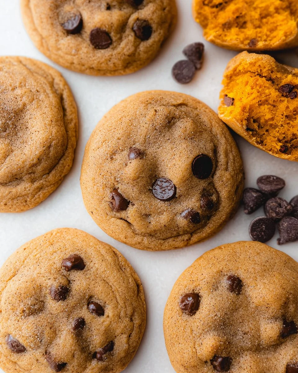 Pumpkin Chocolate Chip Cookies