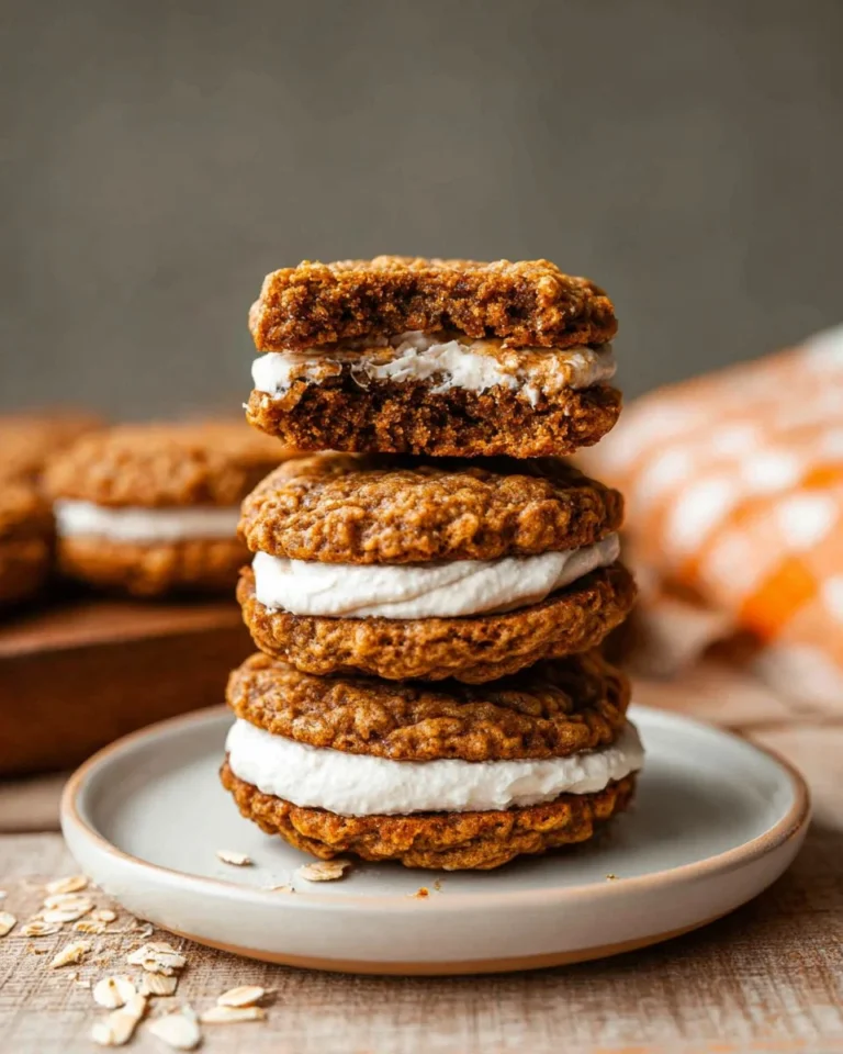 Pumpkin Oatmeal Cream Pies