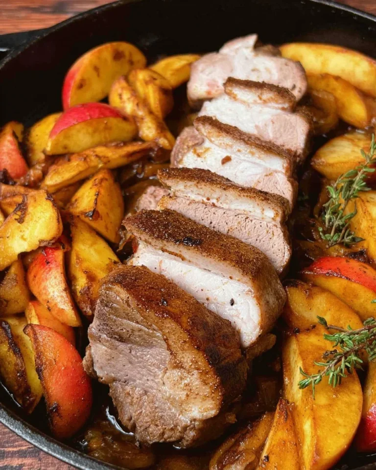 Roasted Pork and Apples