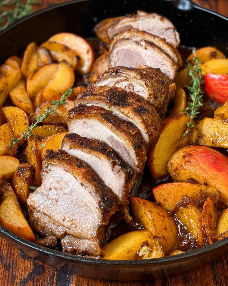 Roasted Pork and Apples