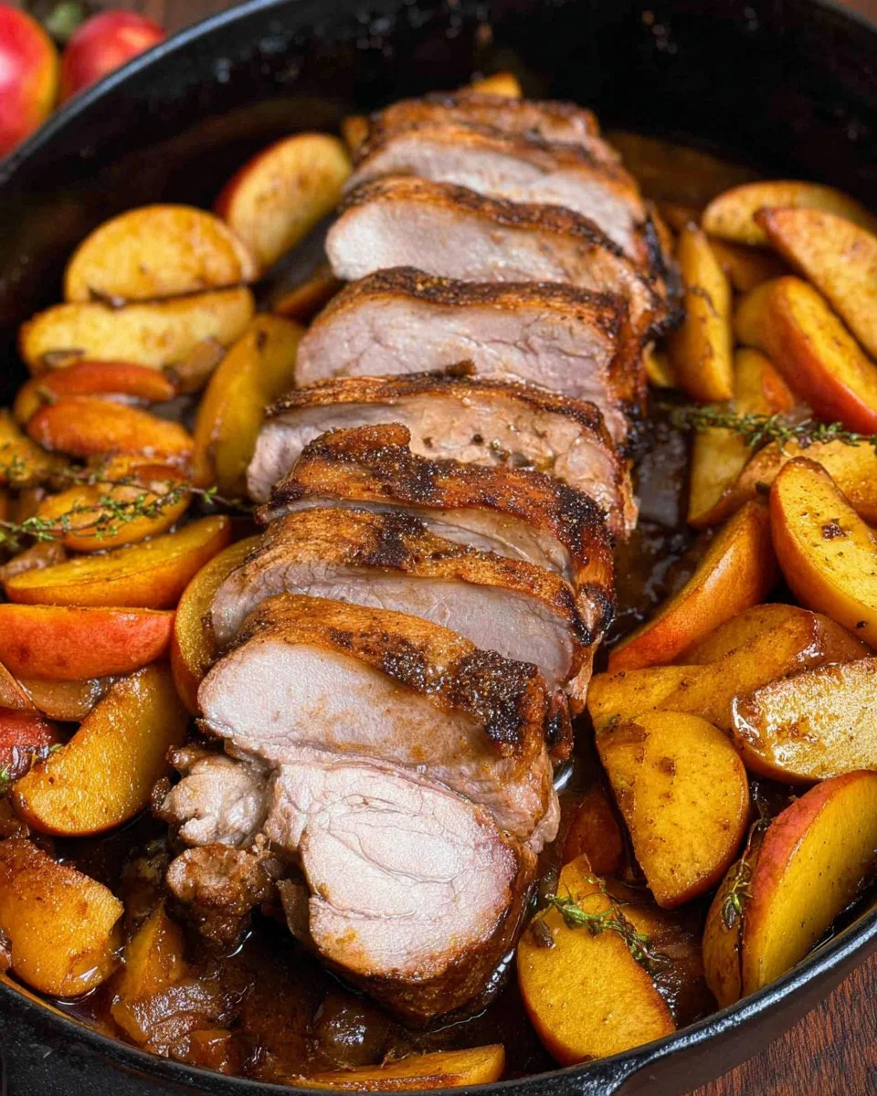 Roasted Pork and Apples