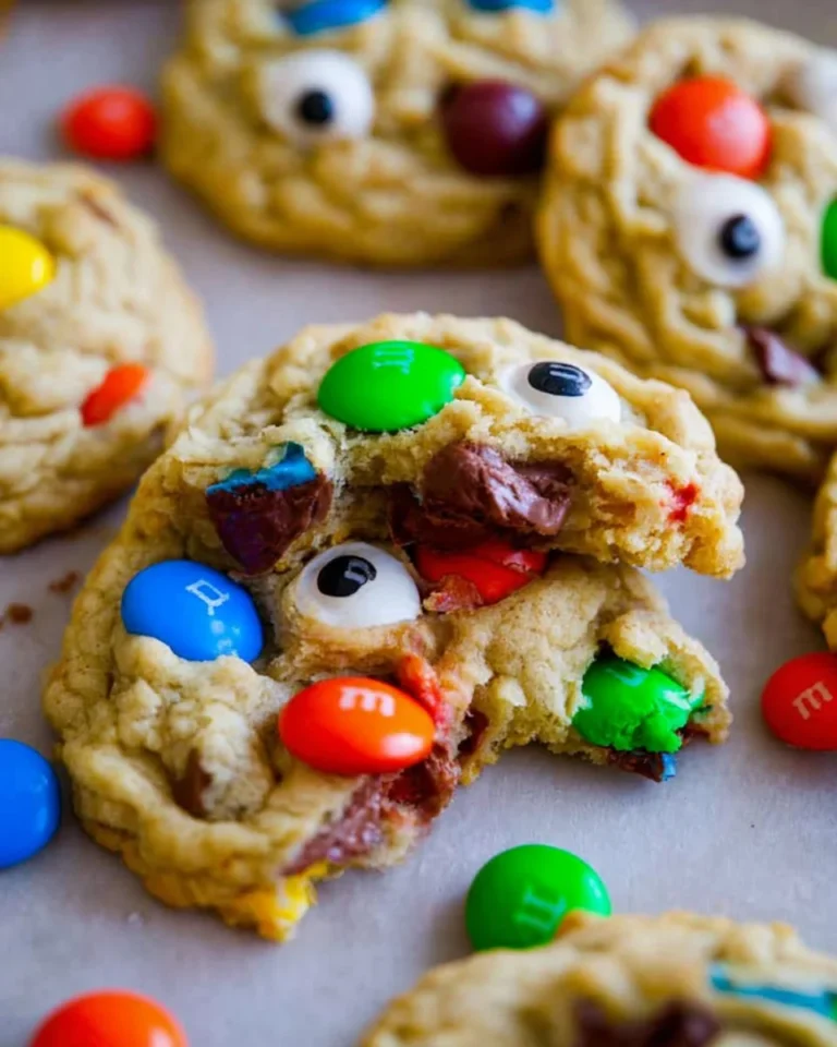Soft and Chewy Monster Cookies