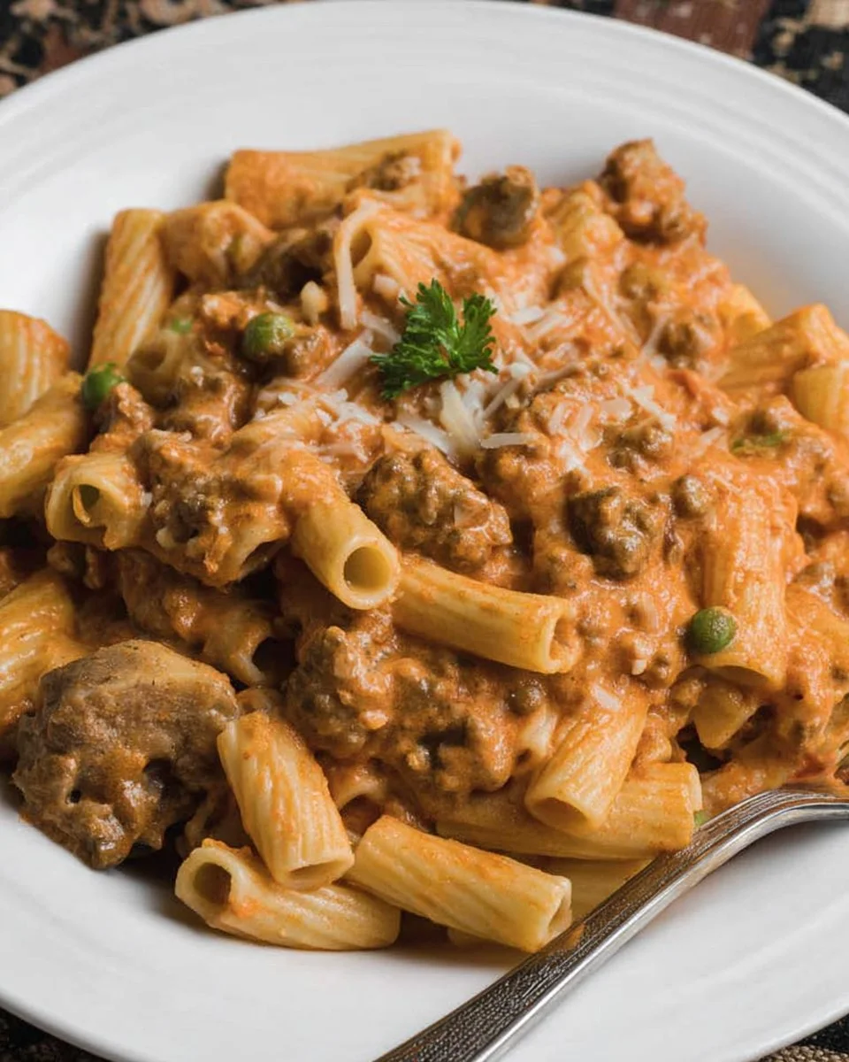 30 Minute Creamy Sausage Pasta