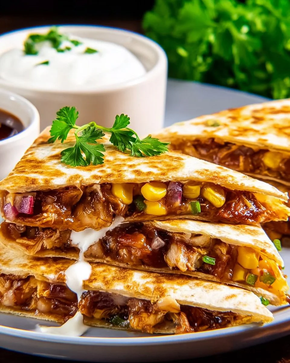 BBQ Chicken Quesadilla