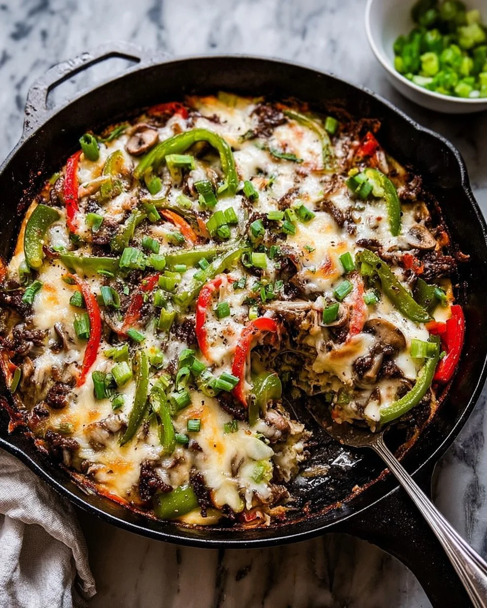 Cheesesteak Skillet