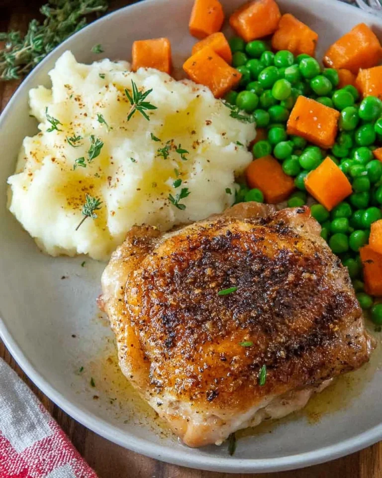 Easy-Crispy-Roasted-Chicken-Thighs-Recipe