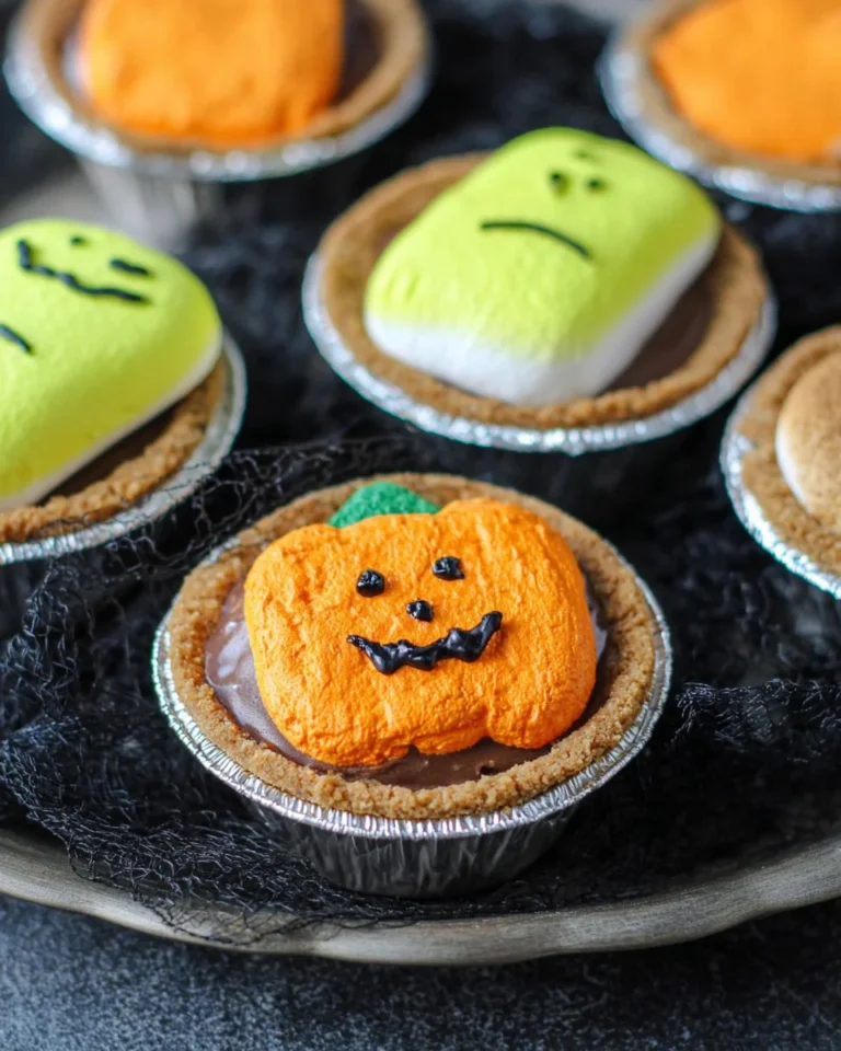 Halloween Mini S’mores Pies