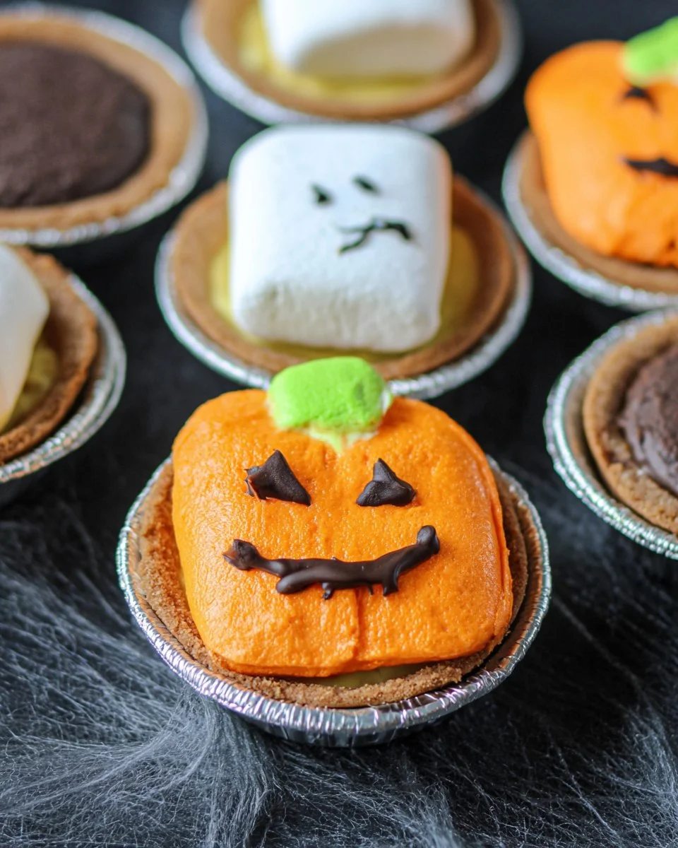 Halloween Mini S’mores Pies