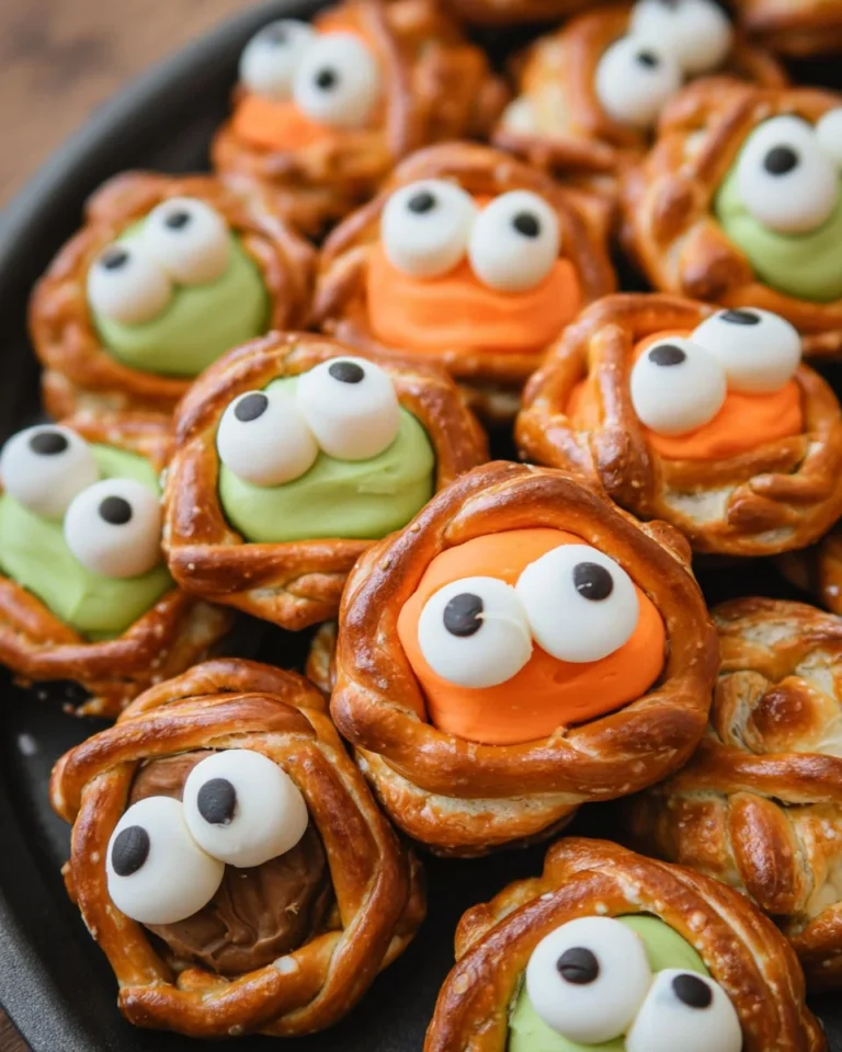 Monster Eye Pretzel Bites