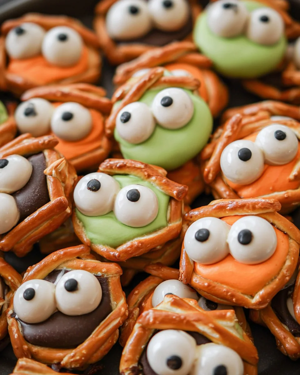 Monster Eye Pretzel Bites