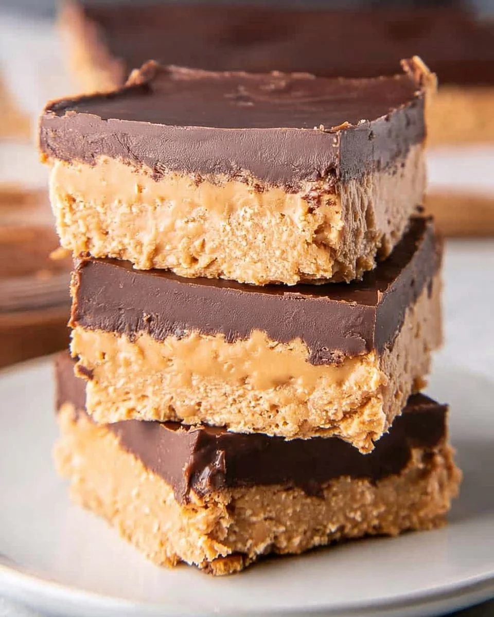 No Bake Peanut Butter Bars