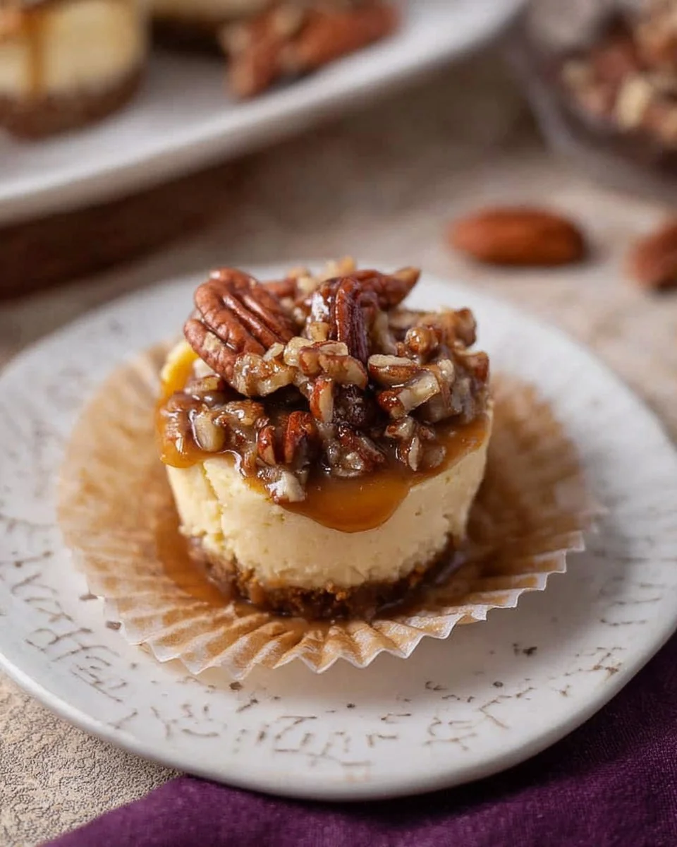 Pecan Pie cheesecakes