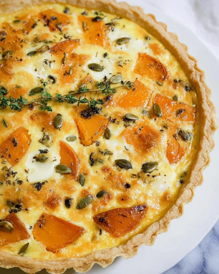 Pumpkin Quiche