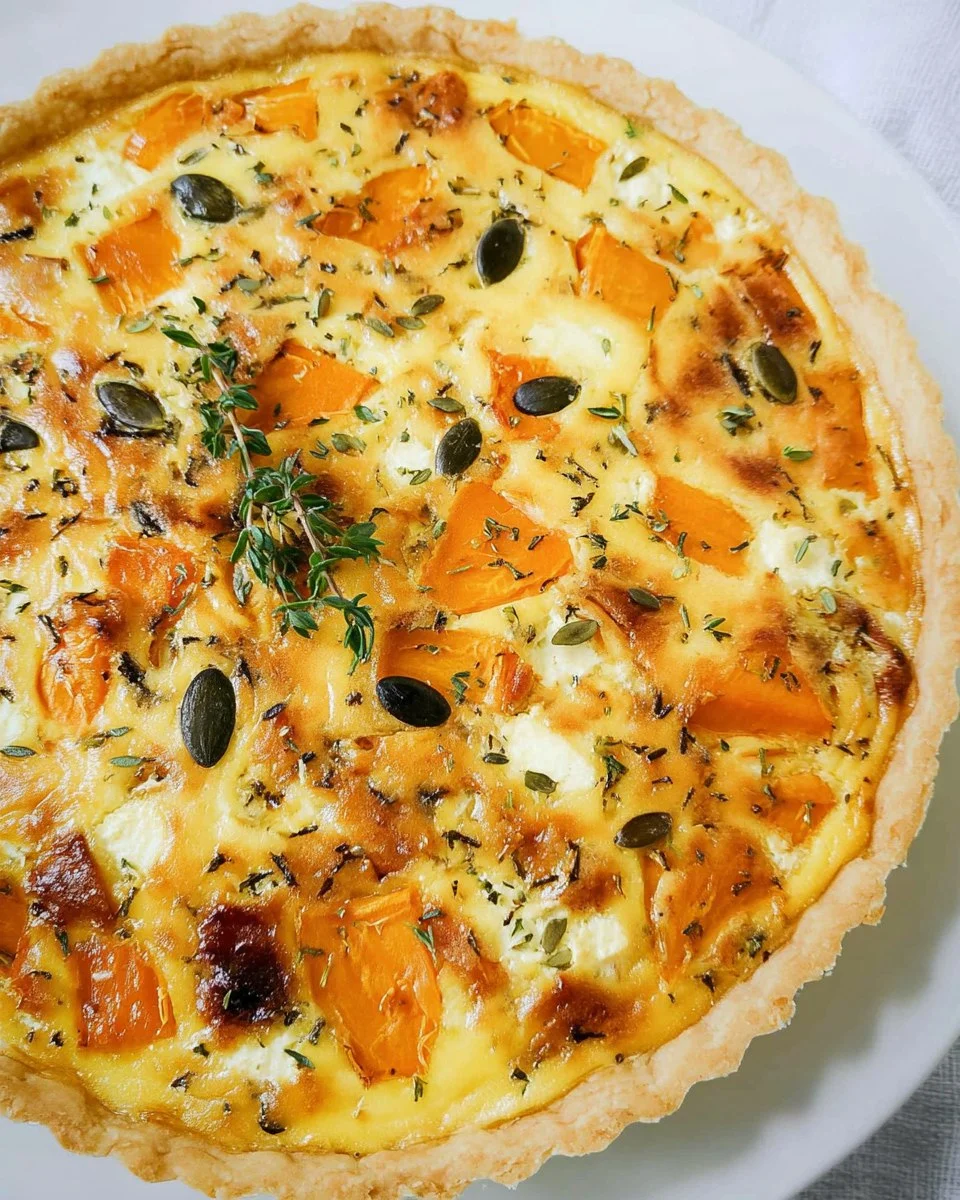 Pumpkin Quiche