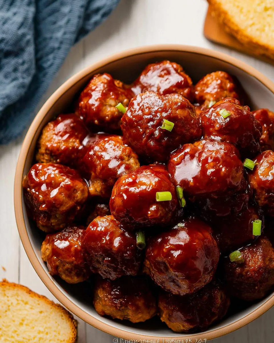 Slow Cooker BBQ Meatballs