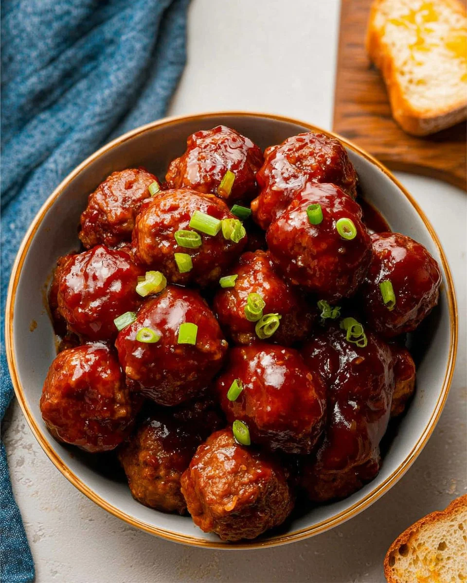 Slow Cooker BBQ Meatballs