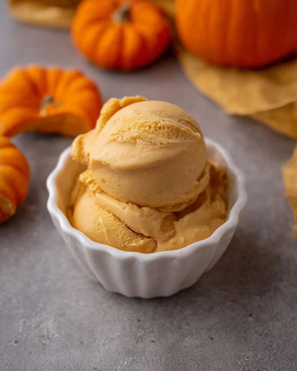 High-Protein Ninja Creami Pumpkin Ice Cream