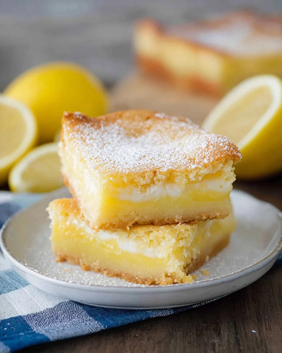 Lemon Gooey Butter Cake