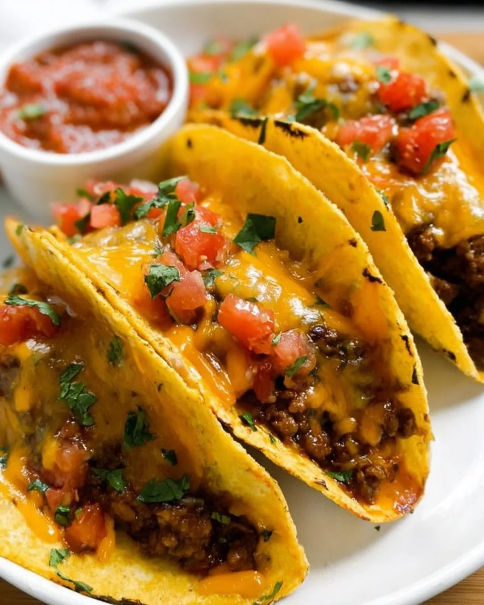 5 Minute Baked Tacos