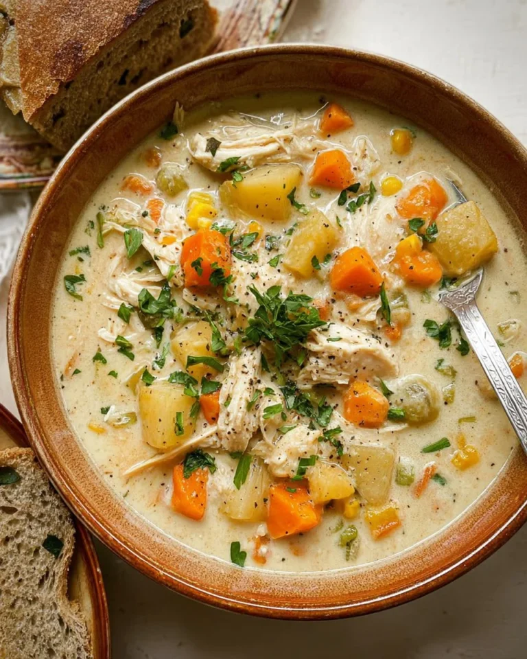Creamy Leftover Turkey Chowder