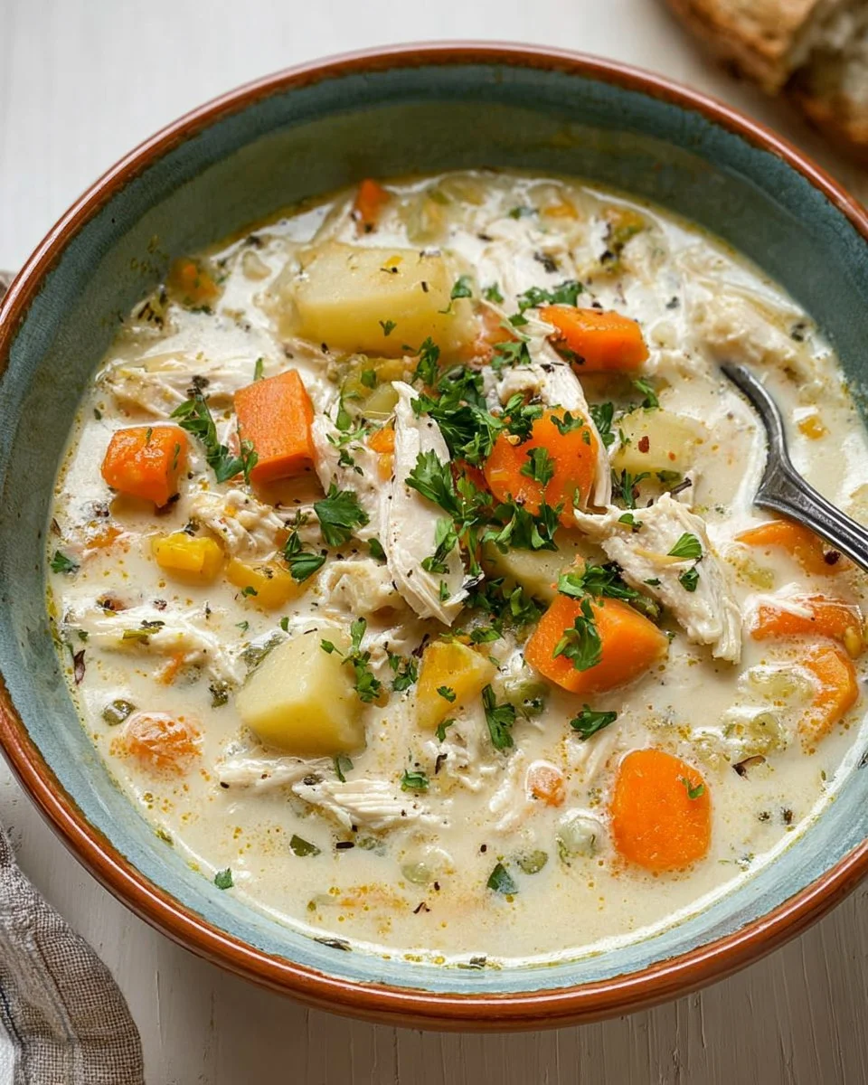 Creamy Leftover Turkey Chowder