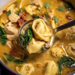 Tuscan Chicken Tortellini Soup 22