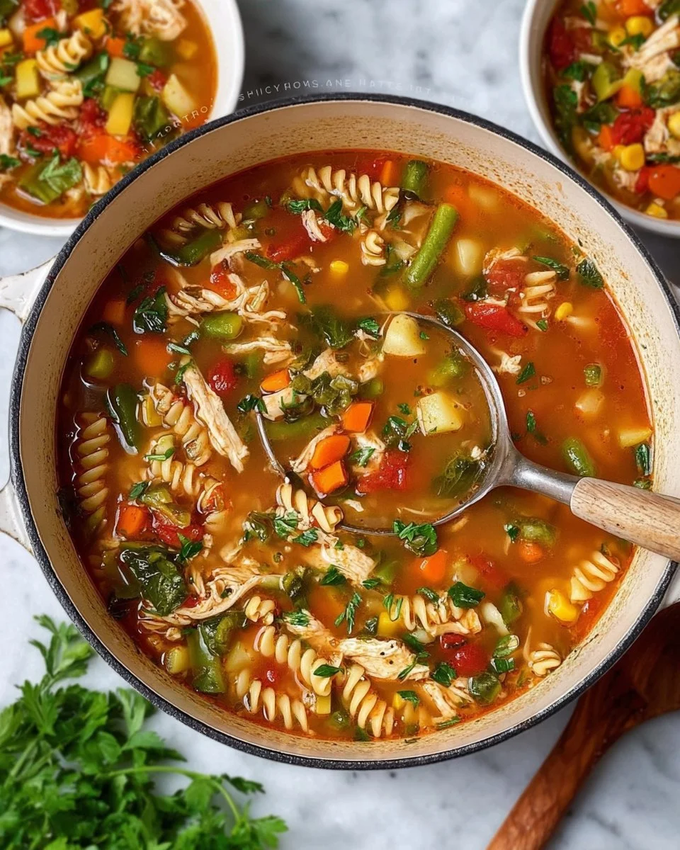 Turkey Vegetable Soup with Pasta