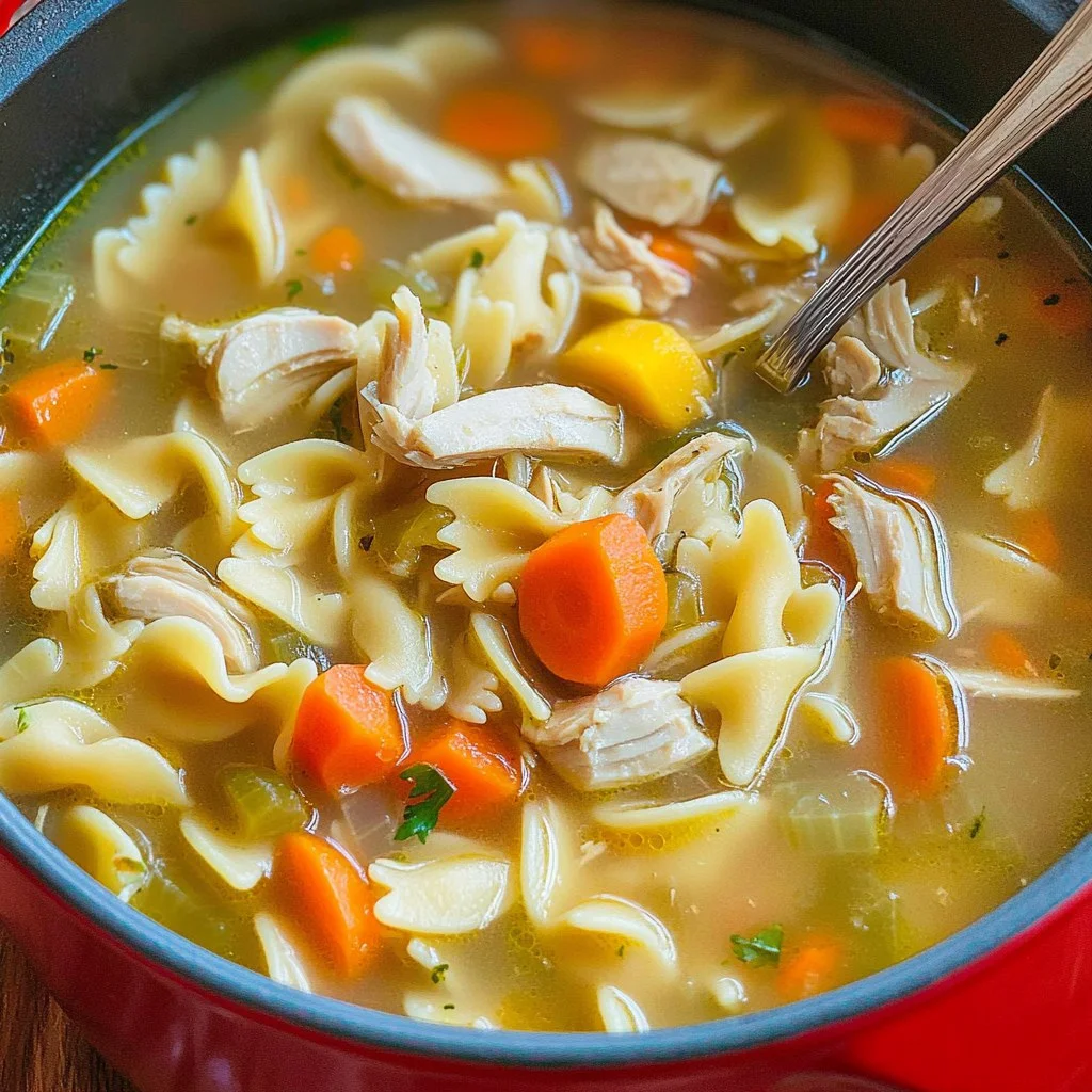 Turkey Vegetable Soup with Pasta