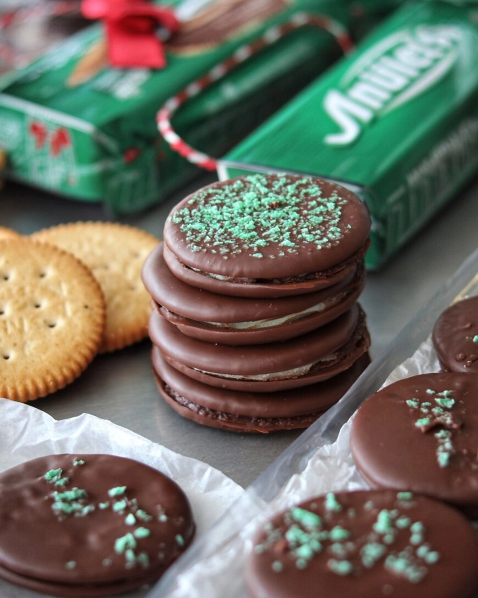Andes Mint Ritz Cookies