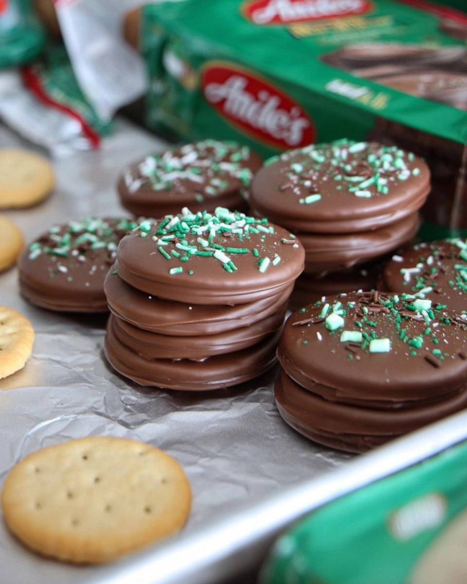 Andes Mint Ritz Cookies