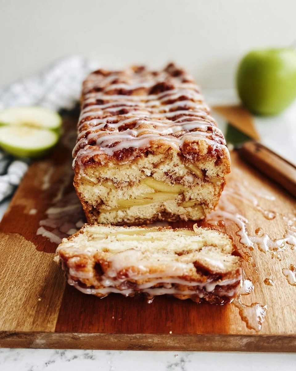 Bakery-Style Apple Fritter Bread