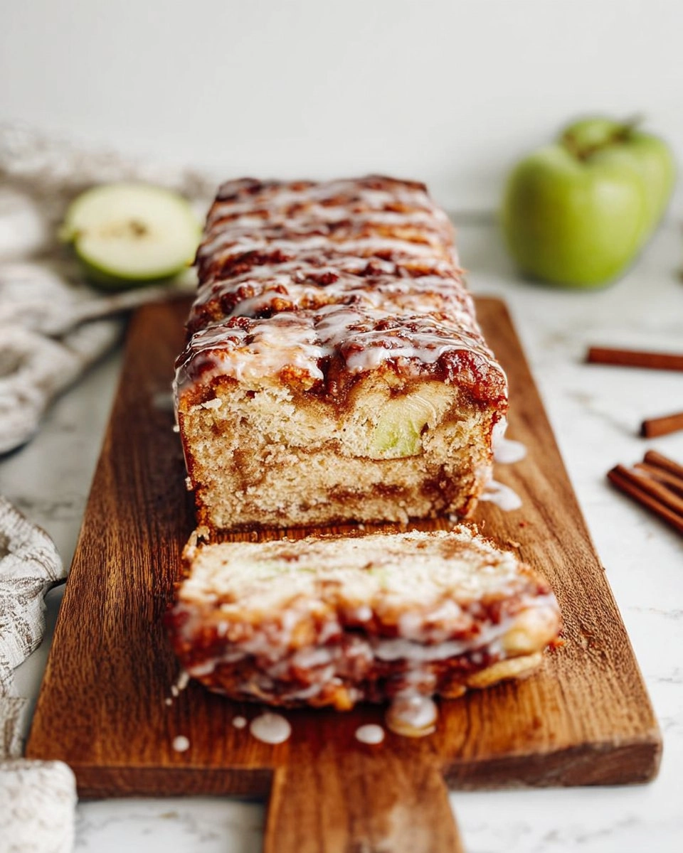 Bakery-Style Apple Fritter Bread