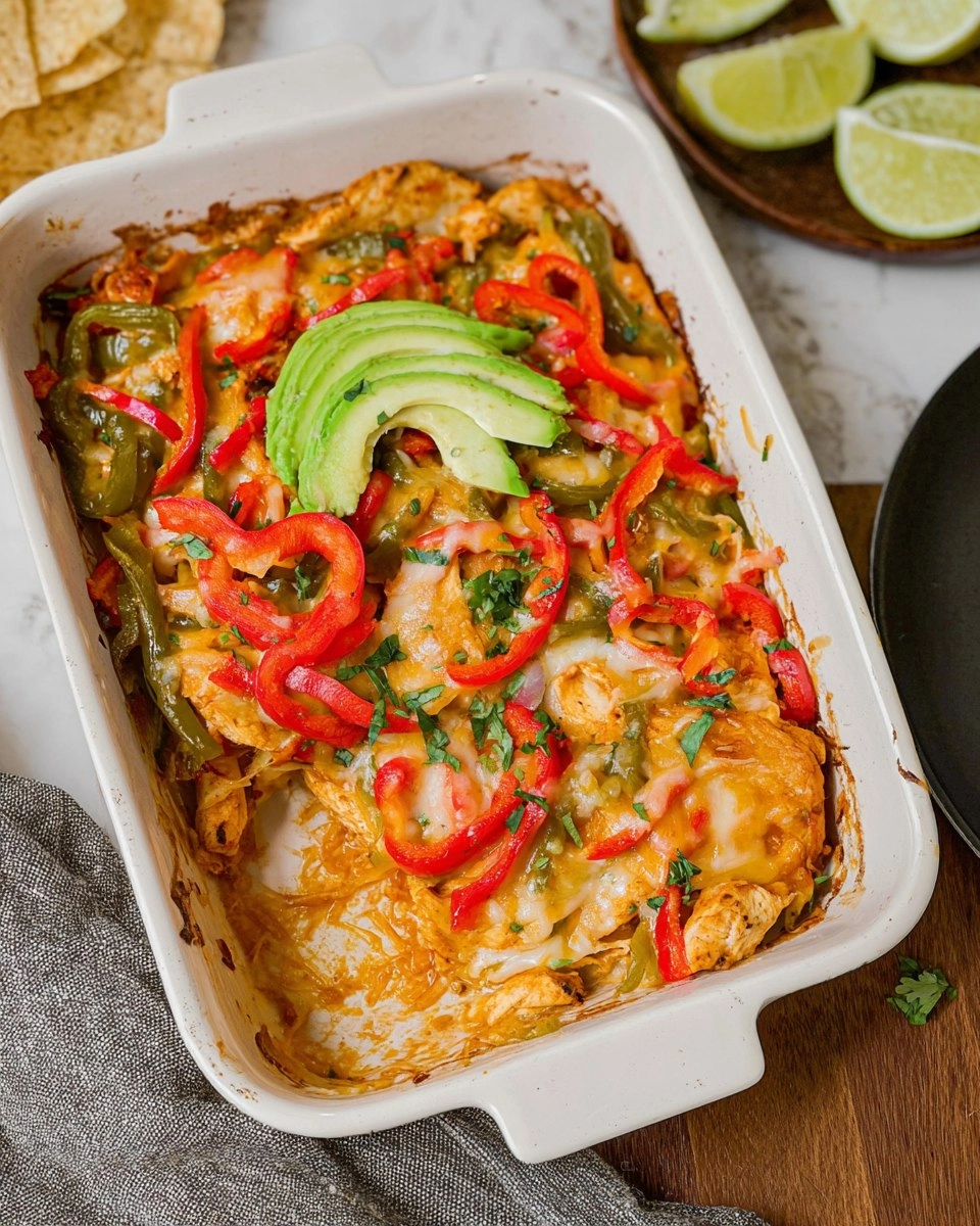 Chicken Fajita Casserole