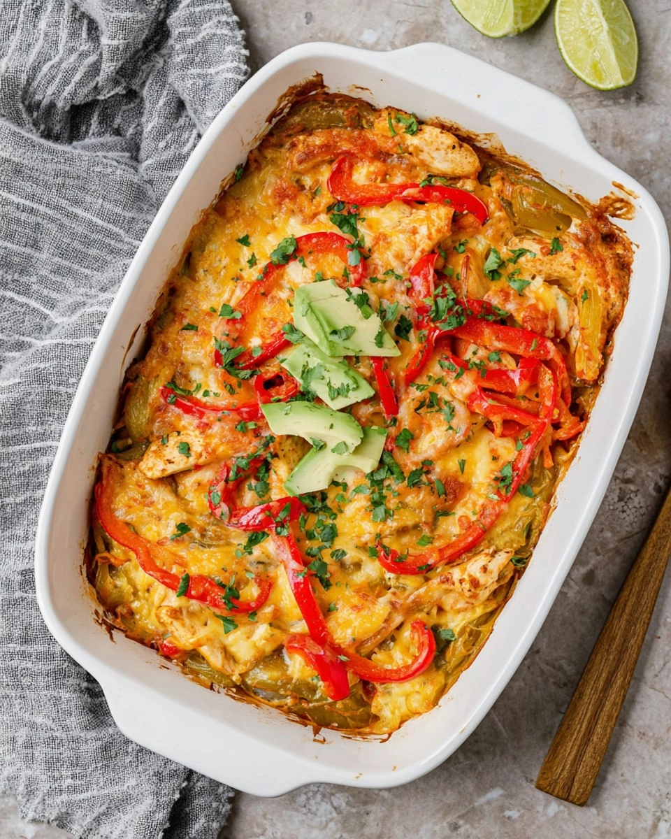 Chicken Fajita Casserole