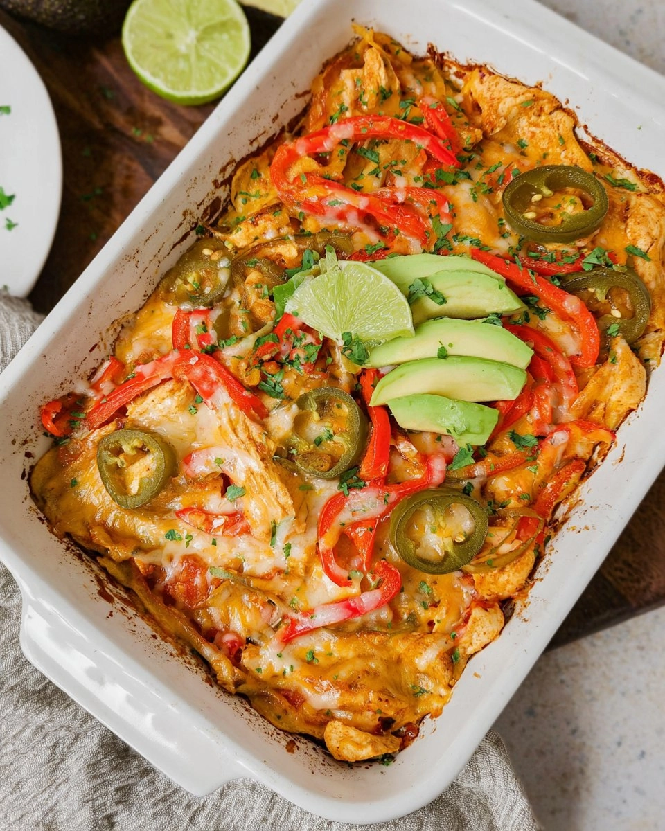 Chicken Fajita Casserole