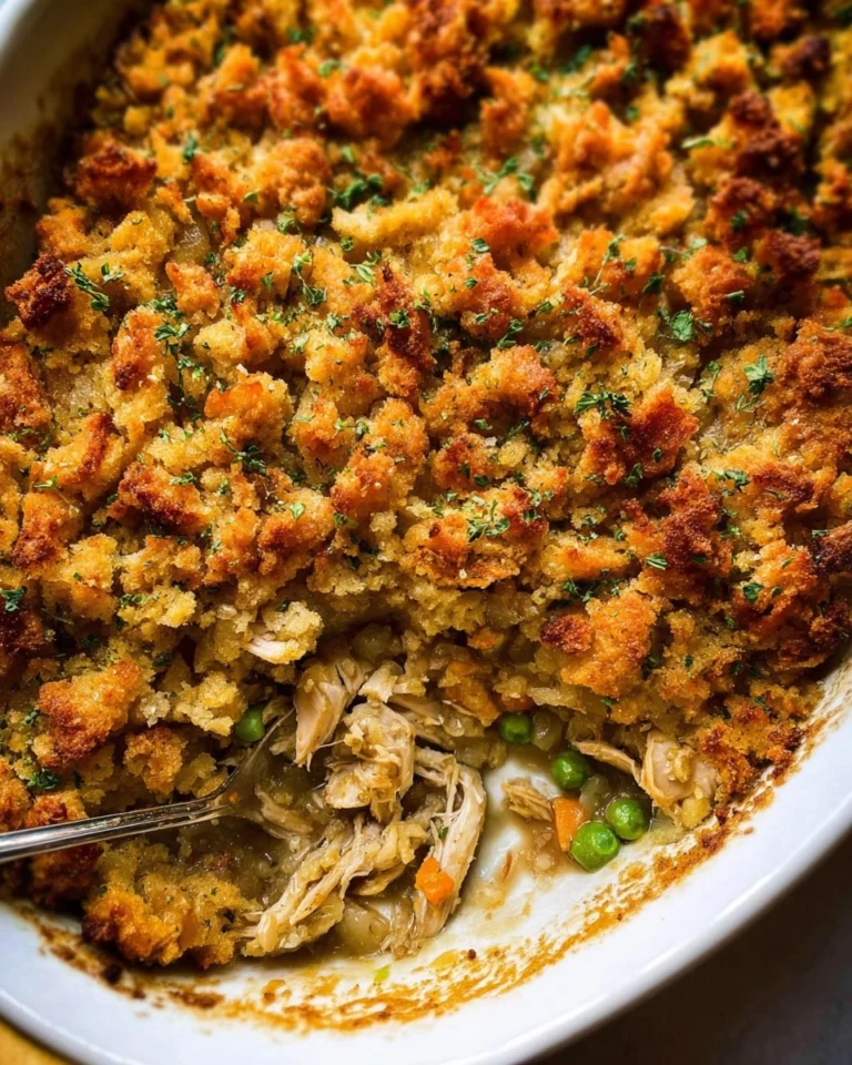 Chicken-Stuffing-Casserole-Recipe