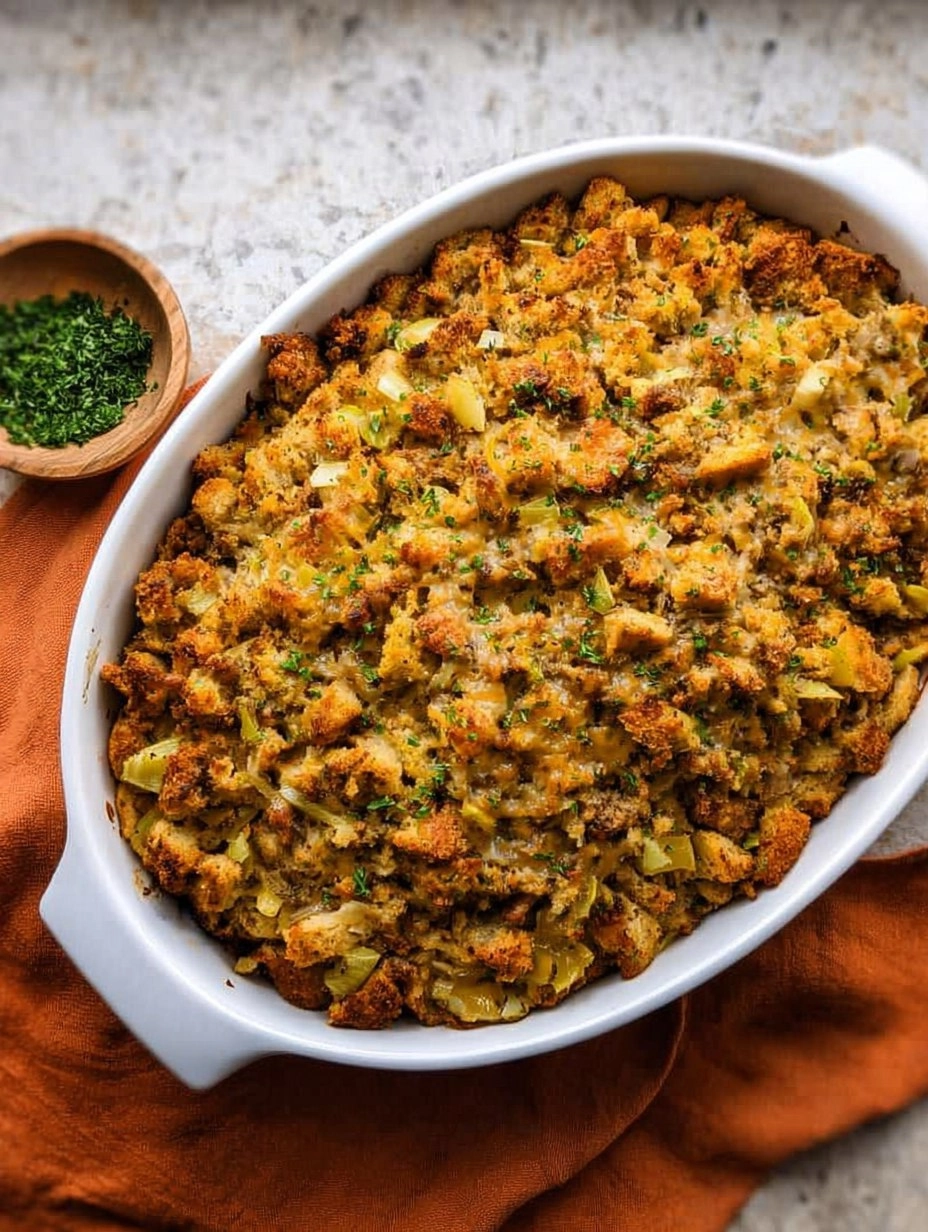 Chicken Stuffing Casserole
