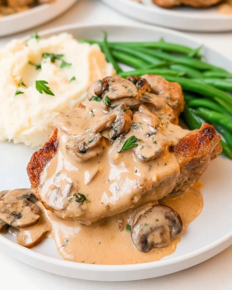 Cream-of-Mushroom-Pork-Chops-Recipe