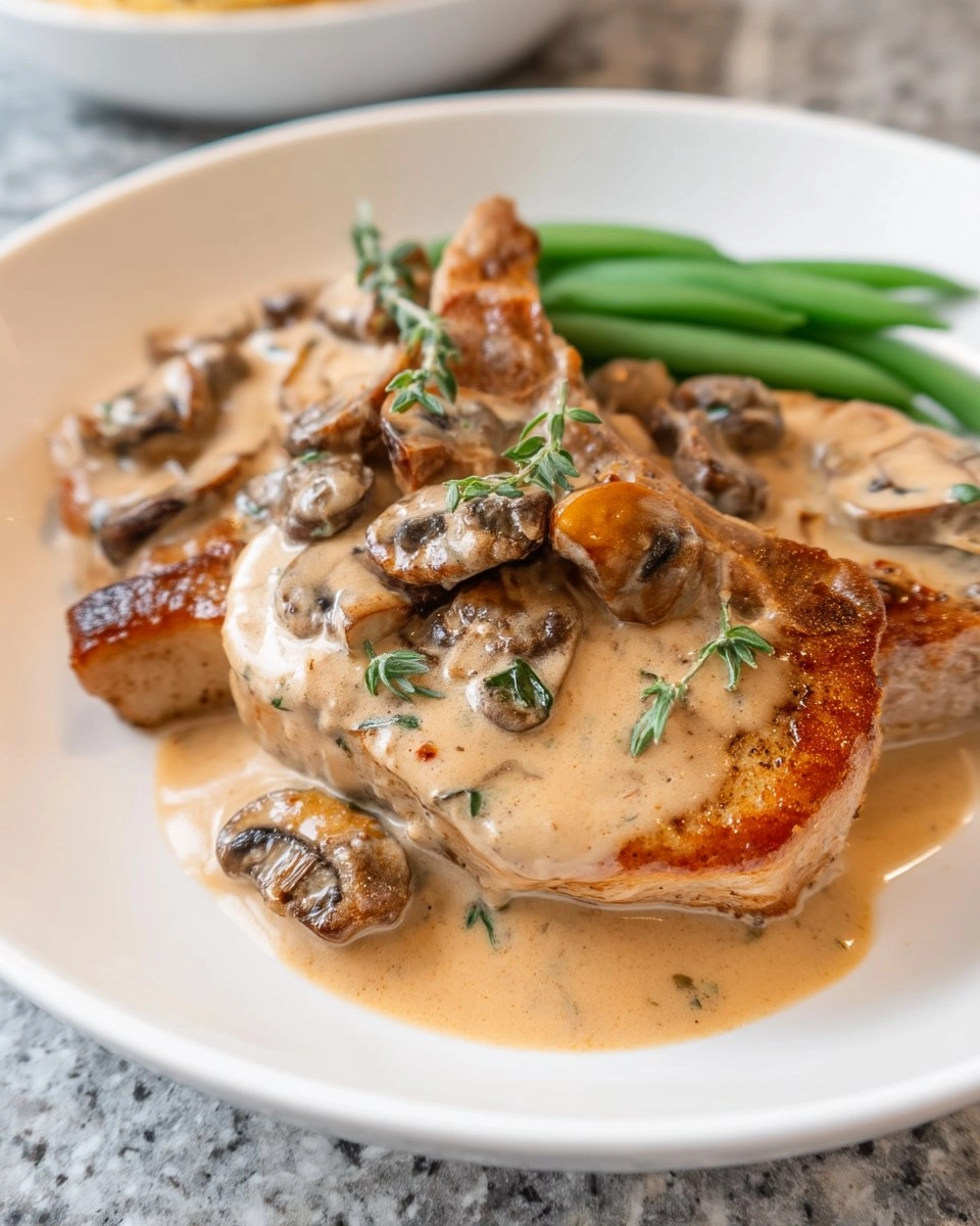 Cream of Mushroom Pork Chops