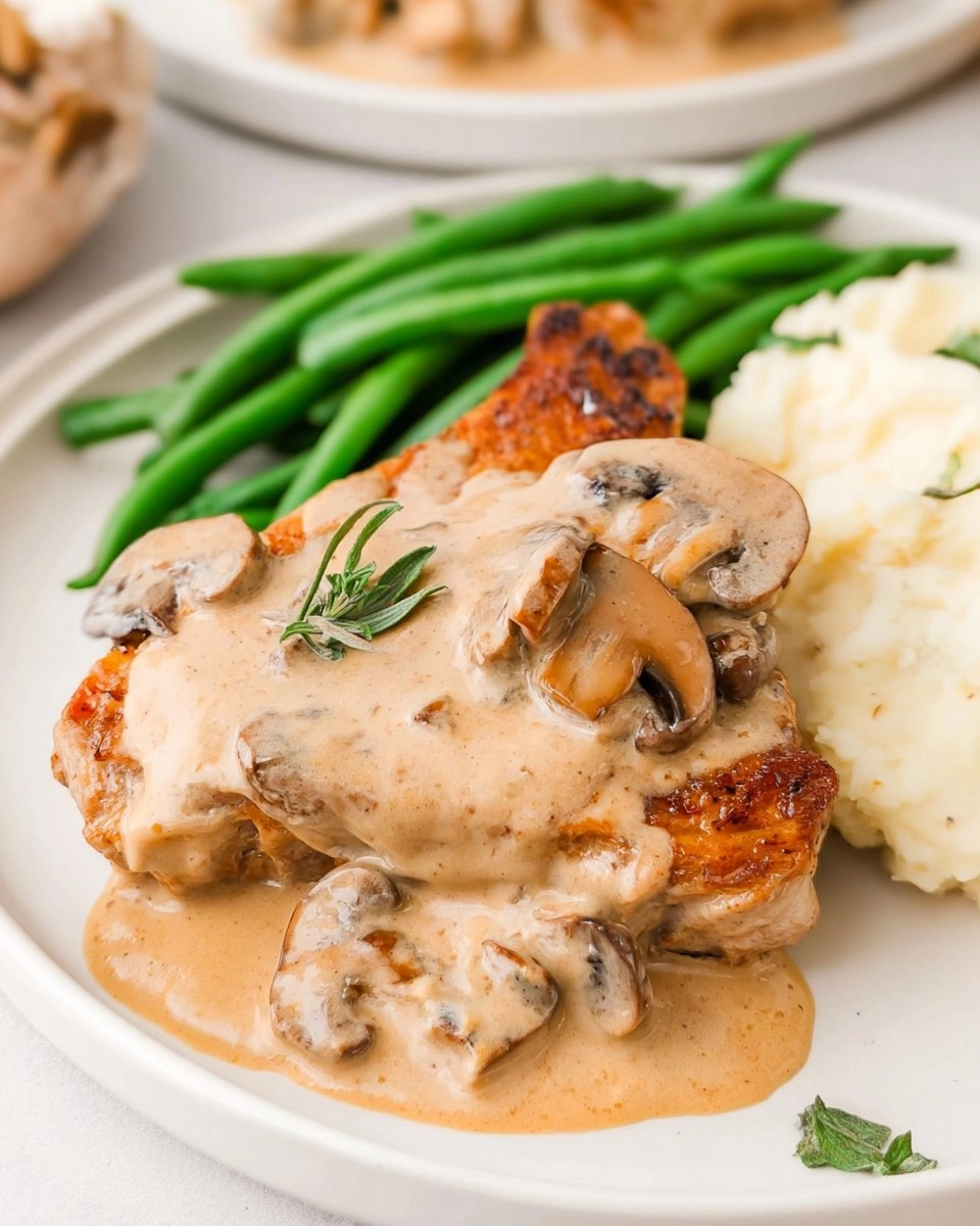 Cream of Mushroom Pork Chops