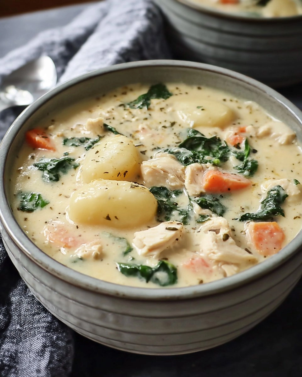 Creamy Chicken Gnocchi Soup