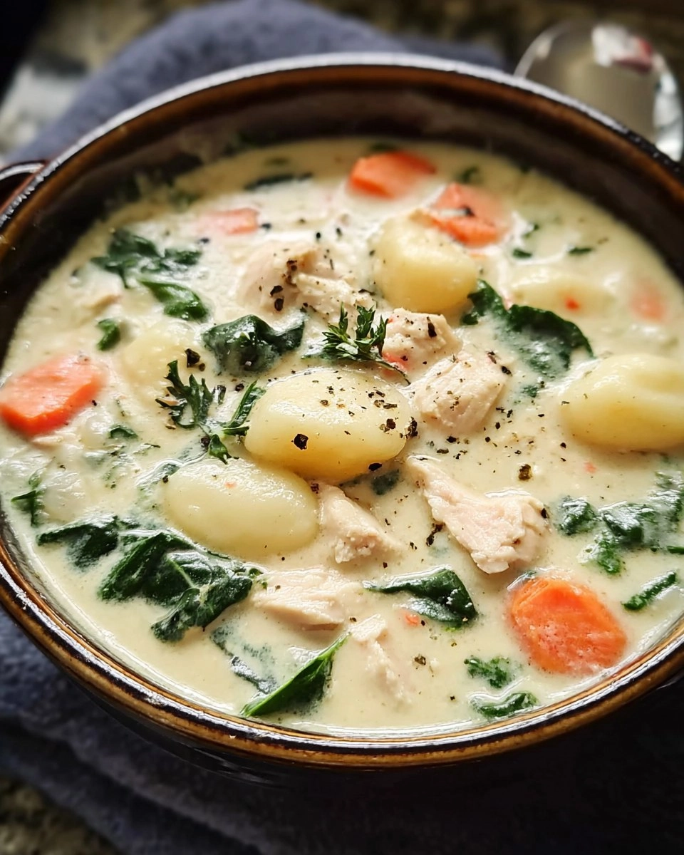 Creamy Chicken Gnocchi Soup