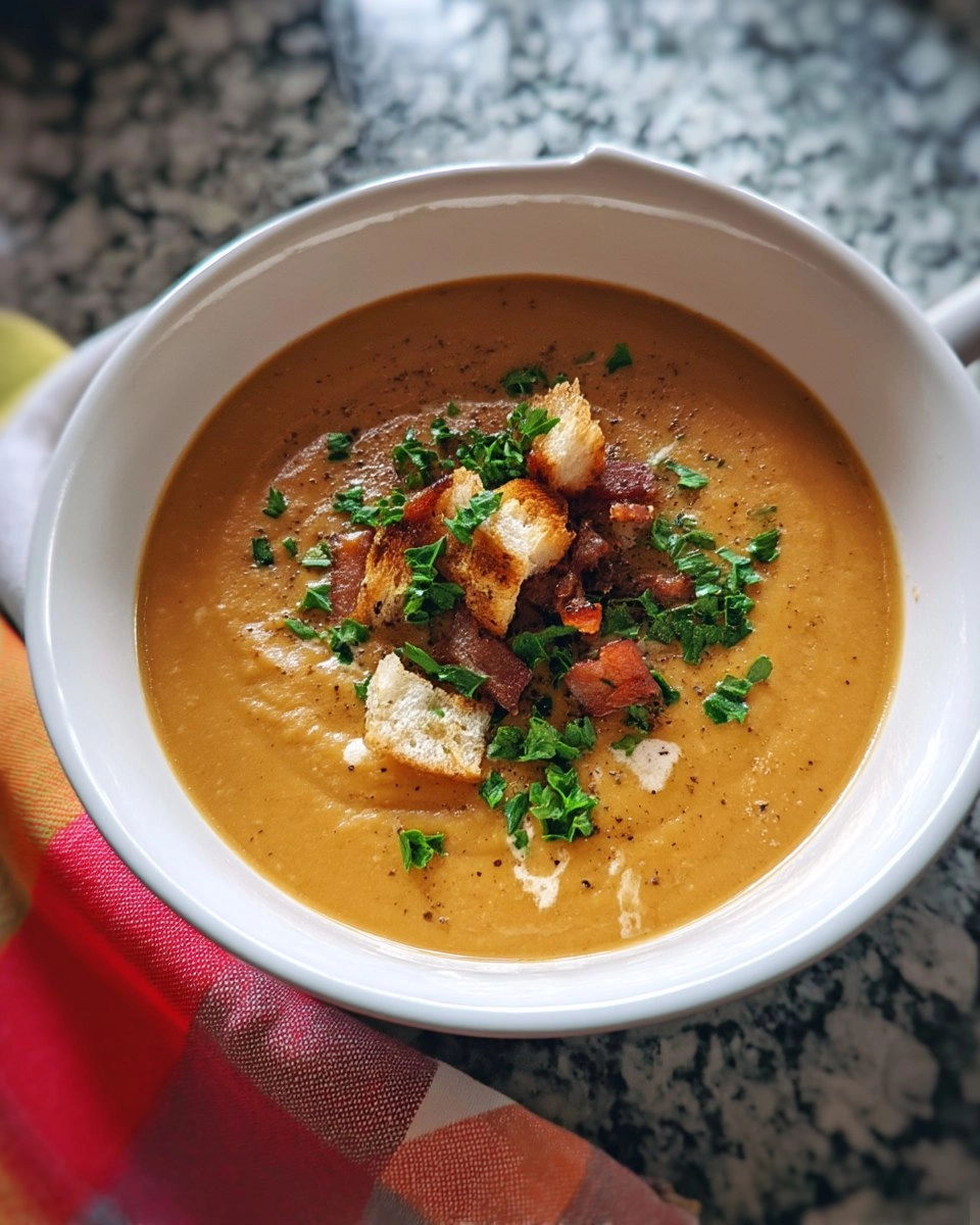Creamy Roasted Vegetable Soup with Leftover Vegetables