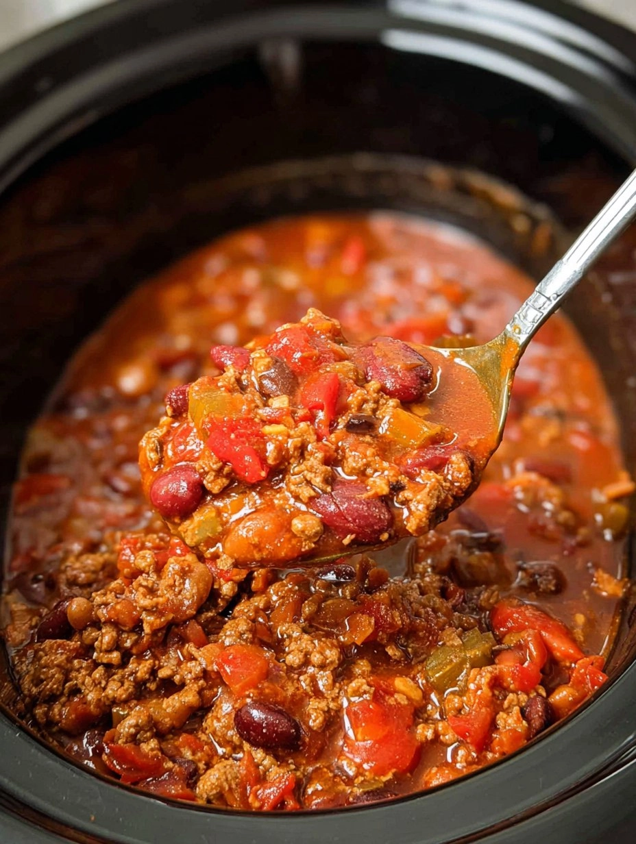 Crockpot Beef Chili